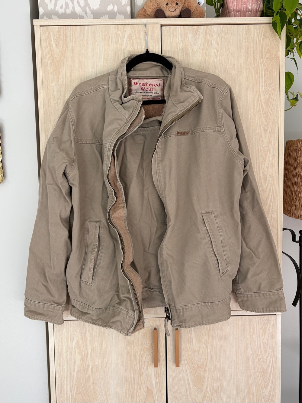 Vintage Weathered Wear Field Jacket